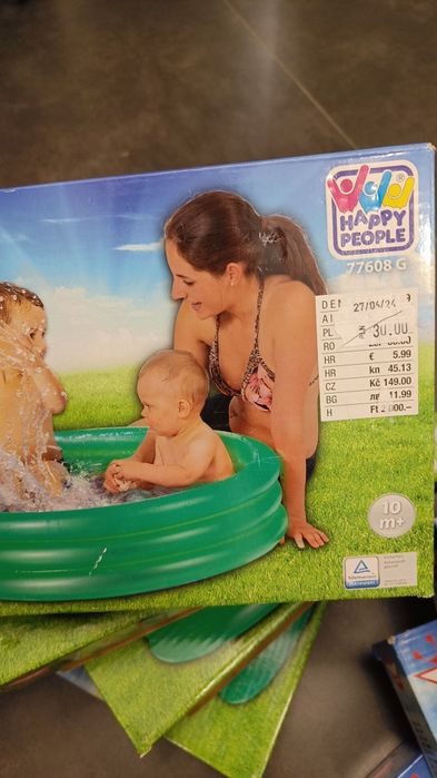 NOWE Mały basen basenik 122x23 dla najmłodszych