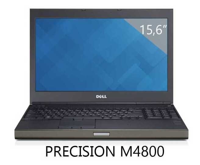 Dell Precision M4800 i7-4700MQ 2,4 GHz 16GB K2100M 256SSD + 512HDD FHD
