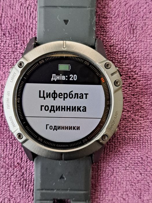 Garmin Fenix 6X sapphire. GPS годинник