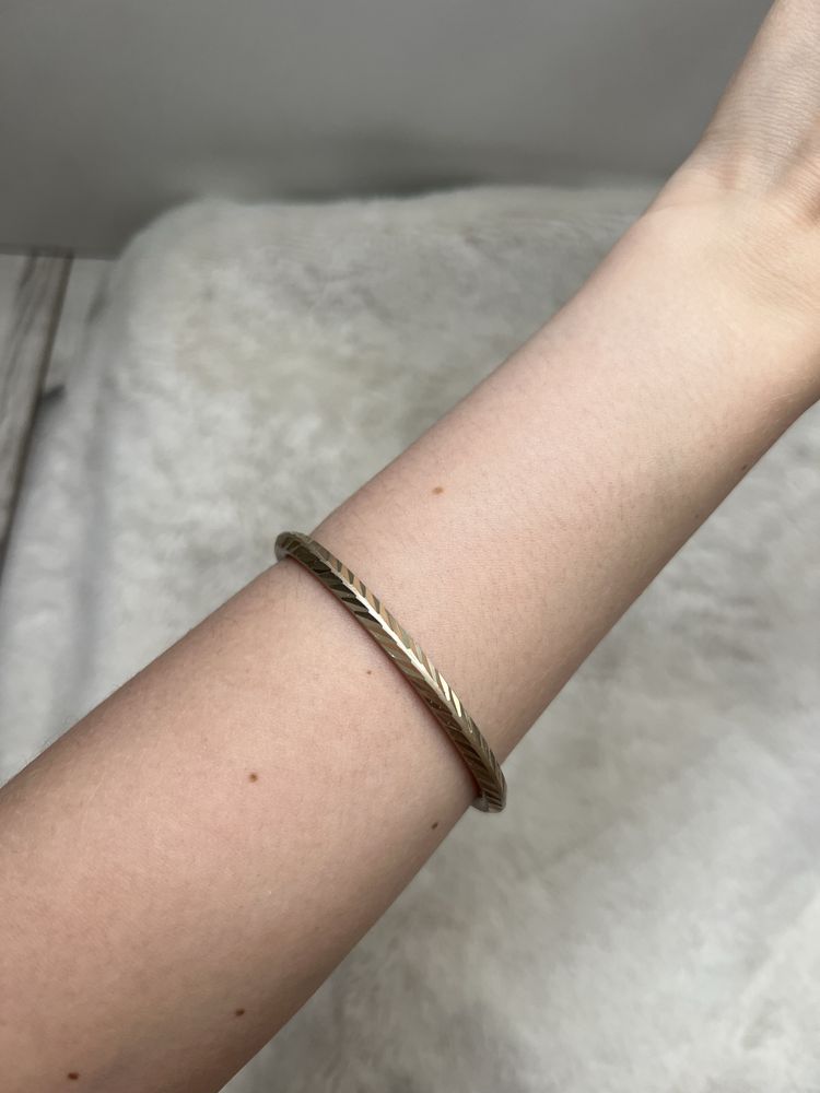 Bransoletka metal metalowa elegancka szykowna okrągła casual 20