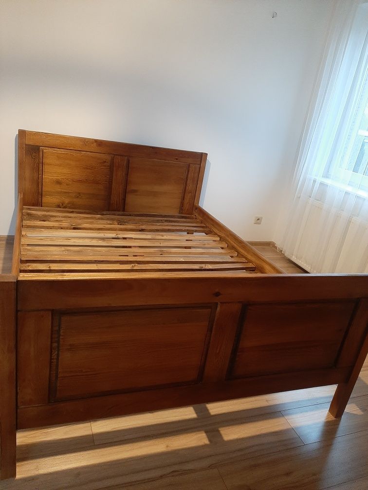 Drewniana rama łóżka 140×200
