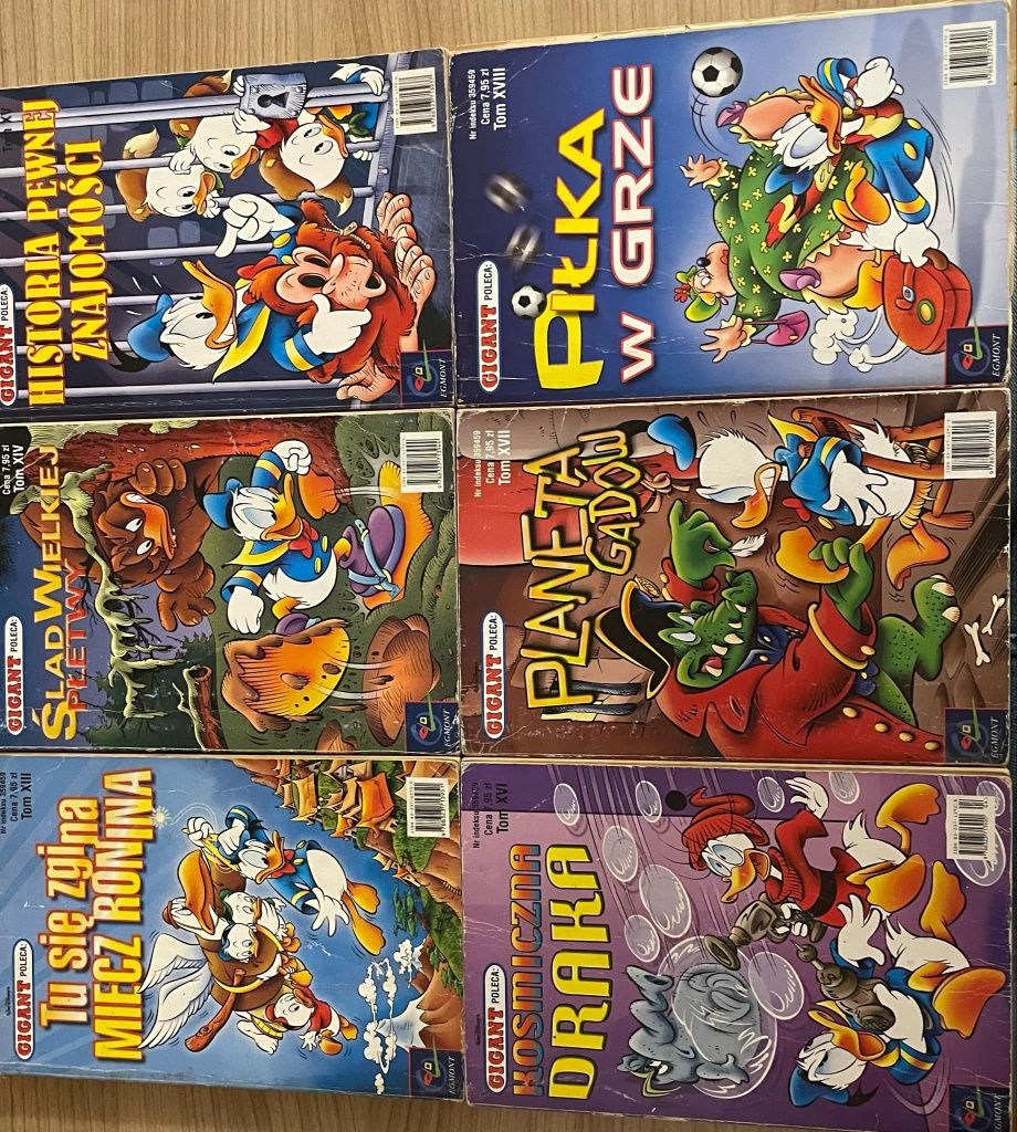Komiksy kaczora donalda gigant rok 2002