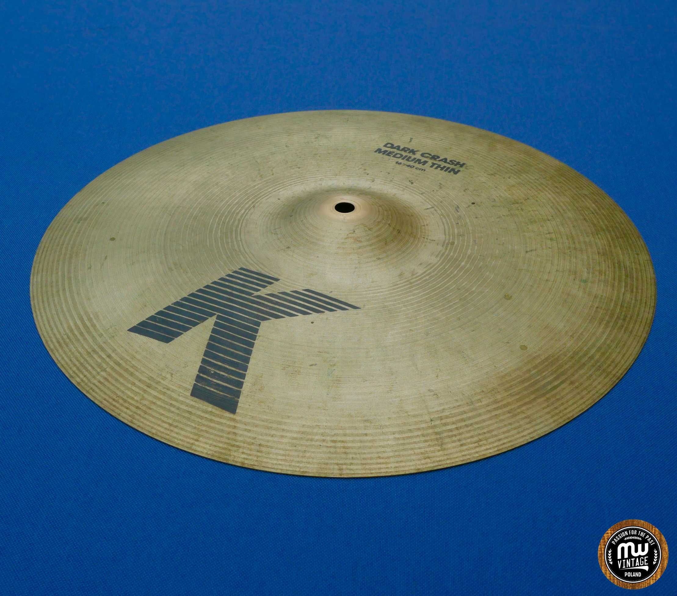 Zildjian - talerz K Dark Crash Medium Thin 16” 90s  ‼️