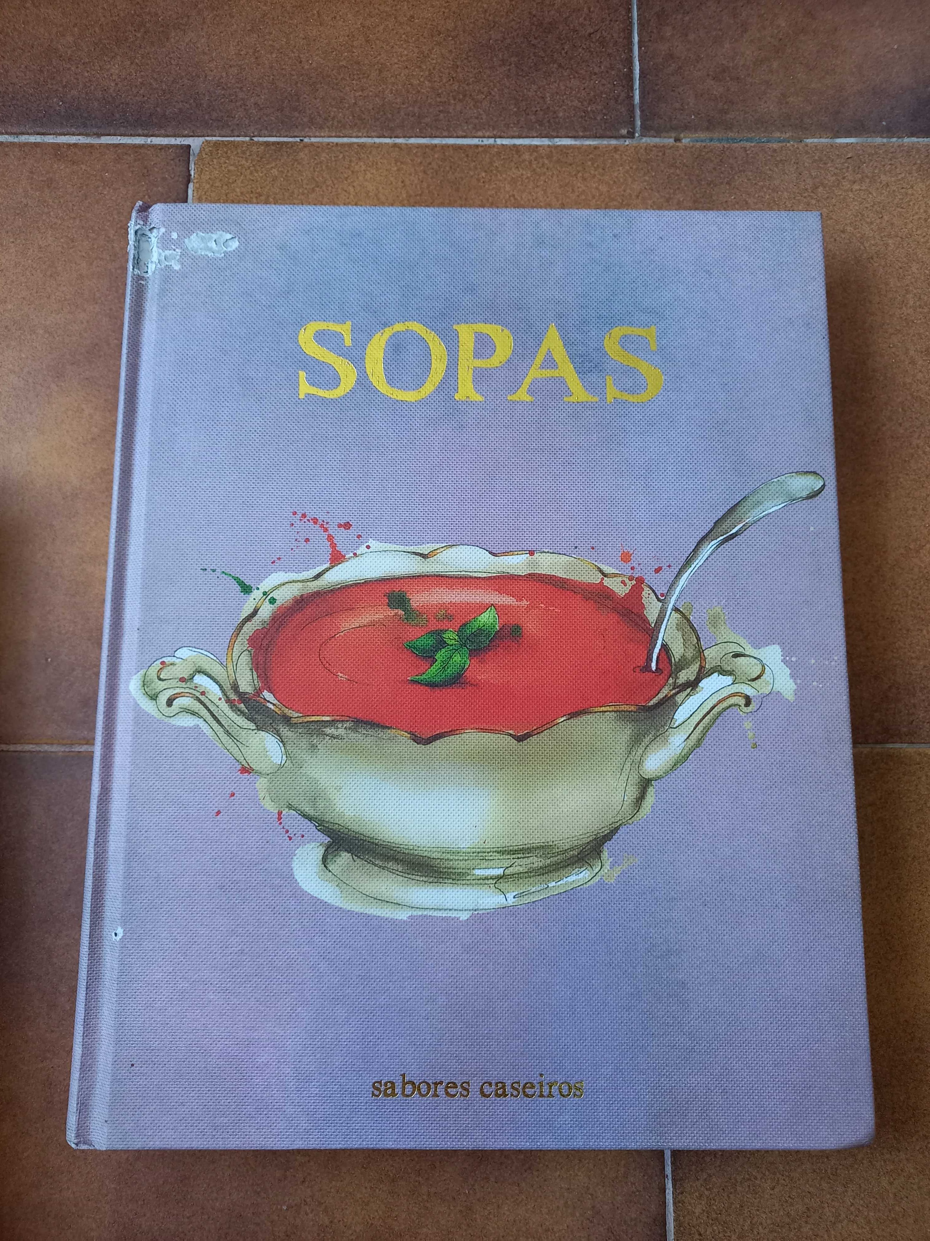 Livros de Culinária sobre "Sopas" e "Doçarias"