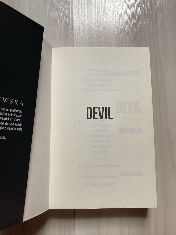 Devil- Inferno tom 1 Julia Brylewska