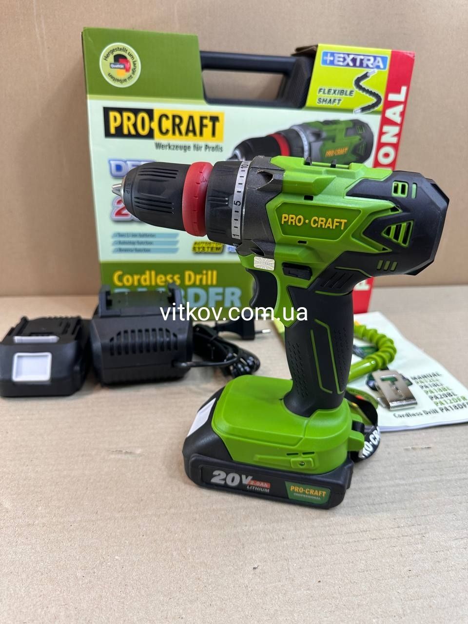 Шуруповерт Procraft Industrial PA18DFR