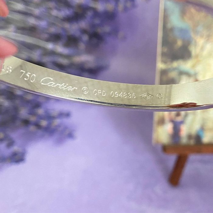 ТОП Браслет Cartier Love Silver B6067617 Браслет Картье Любов