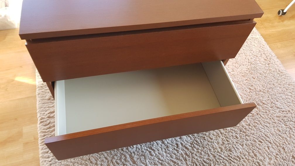 Komoda ikea malm brązowa stan bdb