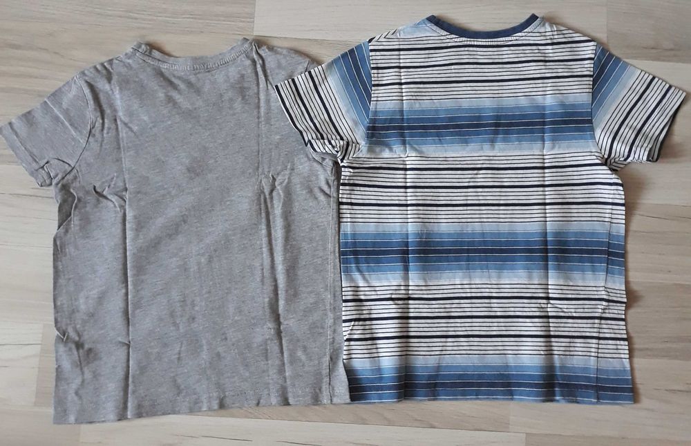 Primark bluzka kr.rękaw bawełna 122-128cm Zestaw 2szt.