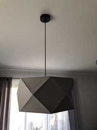 Lampa sufitowa diament szara