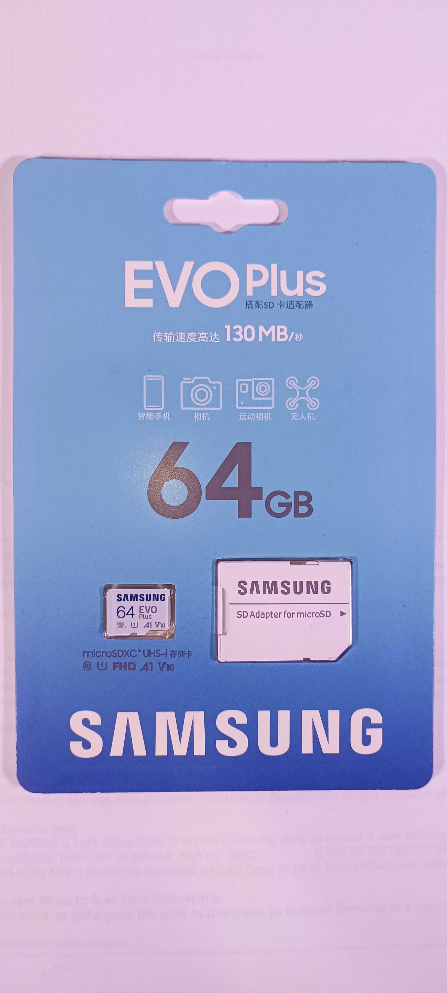 Карта памяті SAMSUNG micro sd 64 gb 128 gb