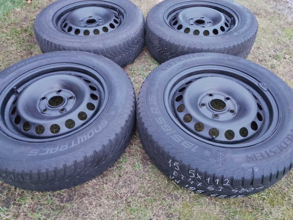 FELG KOŁA ZIMOWE 195/65/15" 5x112 ET47 VW passat SKODA SEAT AUDI Ford