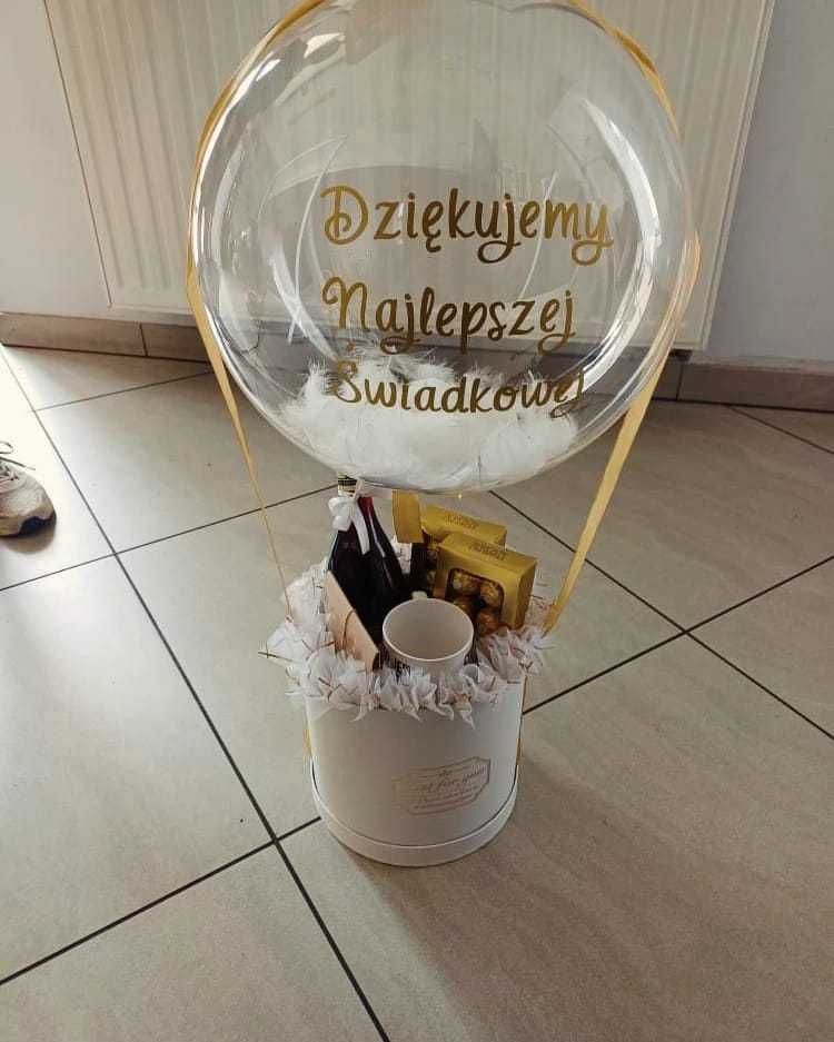 Ballonbox,flowerbox, balon krystaliczny,bobo,Bukiet słodyczy, balonbox