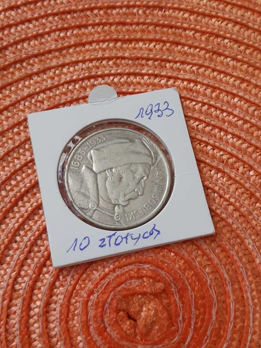 moneta srebrna polska 10 złotych z 1933r