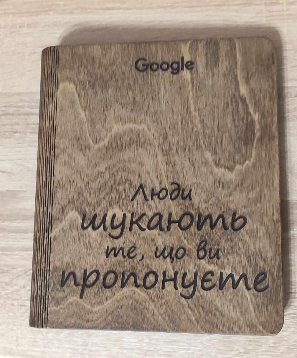 Блокнот Google handmade