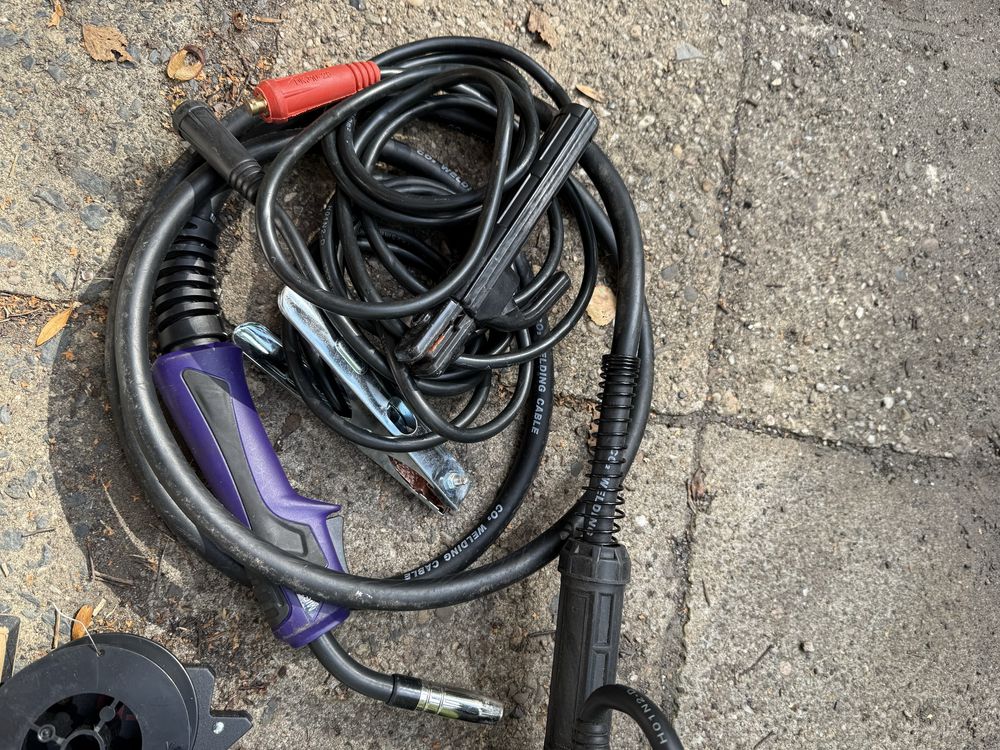 Spawarka inwertorowa Kraft&Dele KD-1837, 250A - duży zestaw