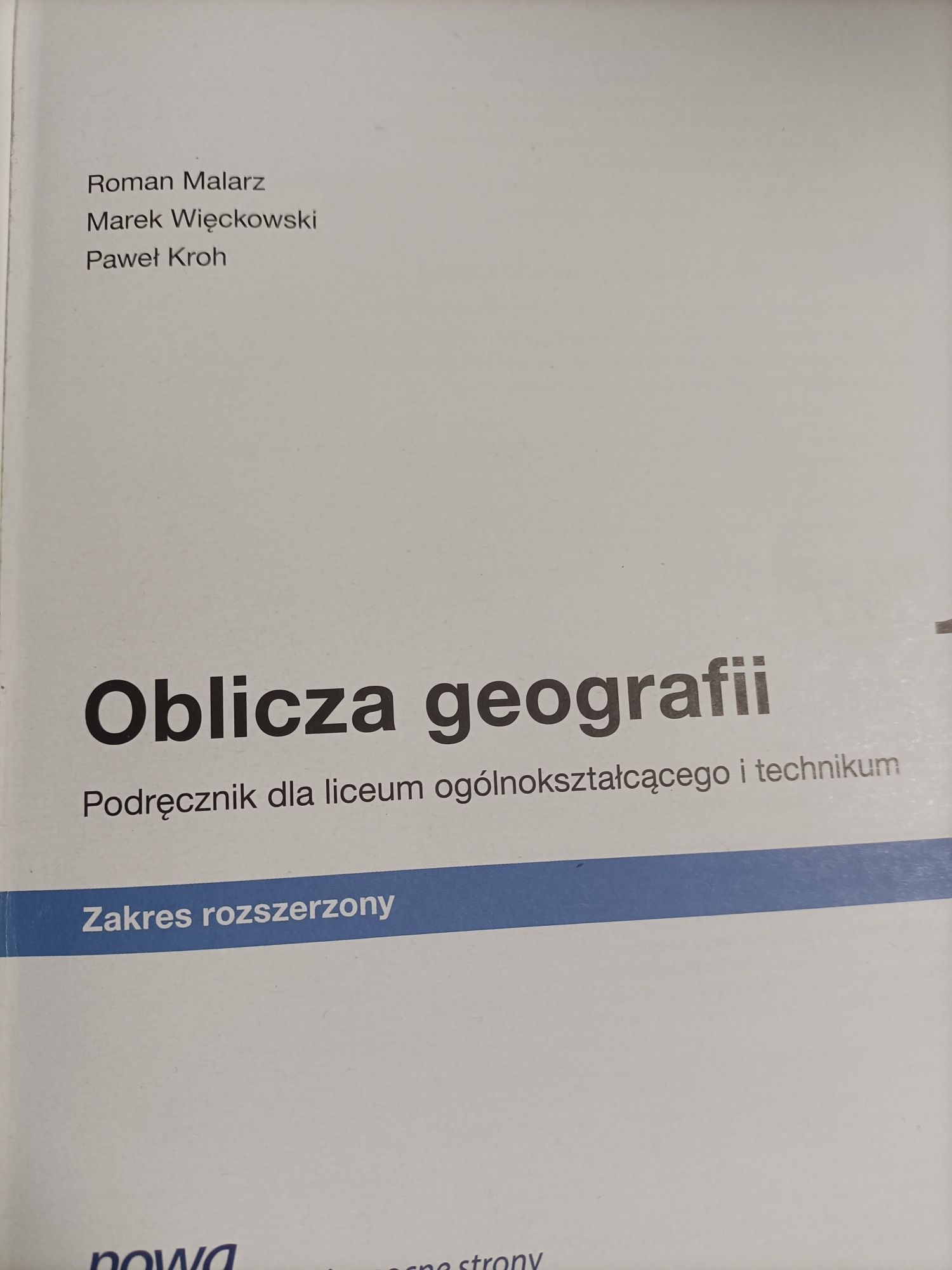 Oblicze geografii 1 zakres rozszerzony  podręcznik