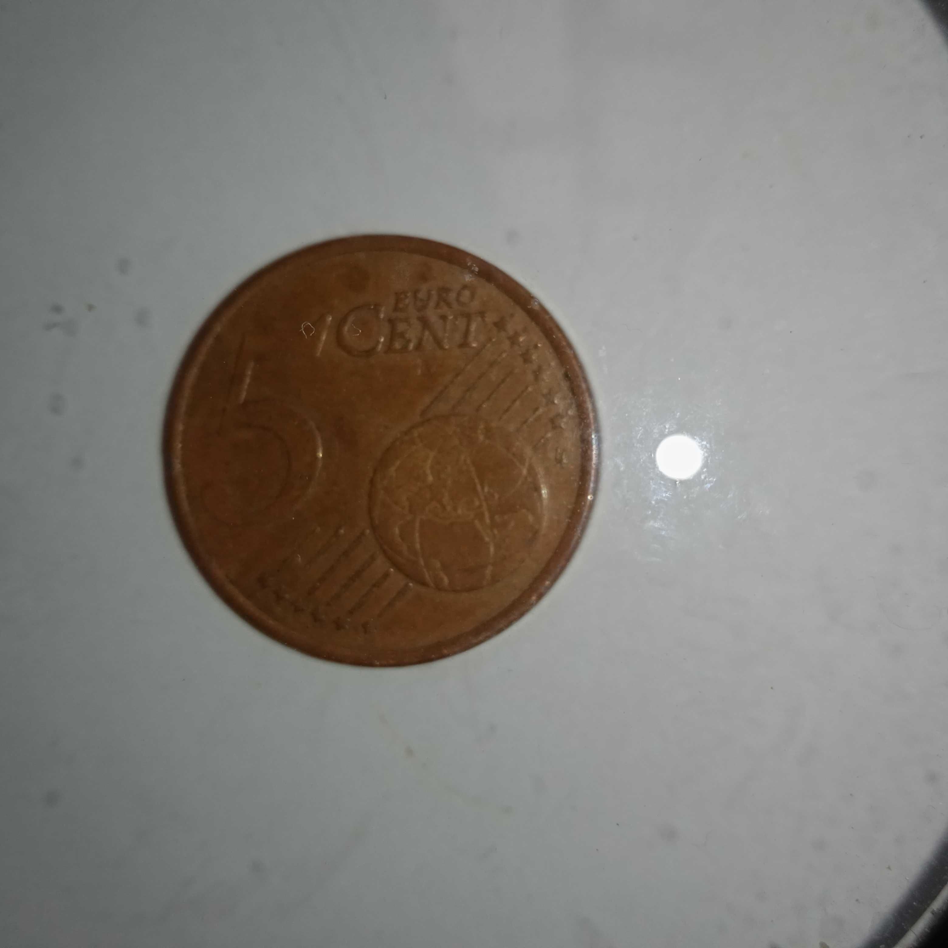 Vendo moedas de cinco centimos de França