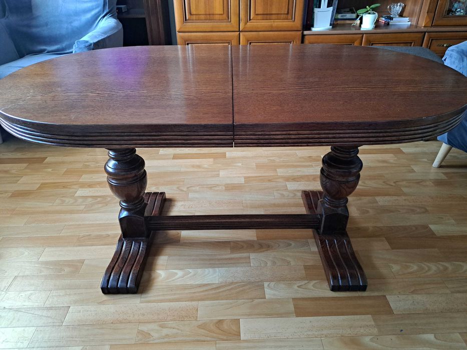 Stolik kawowy drewniany rozsuwany, podnoszony blat