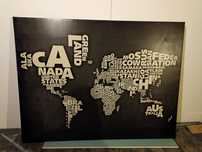 Obraz mapa świata