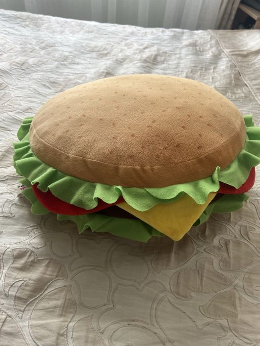 Подушка мʼяка іграшка гамбургер
