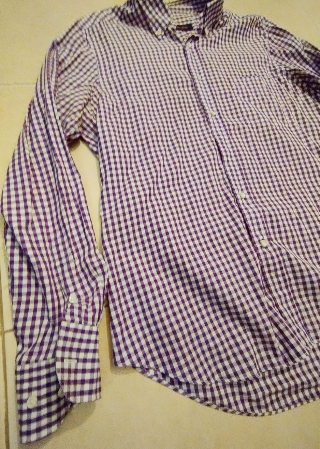 Camisa xadrez Massimo Dutti