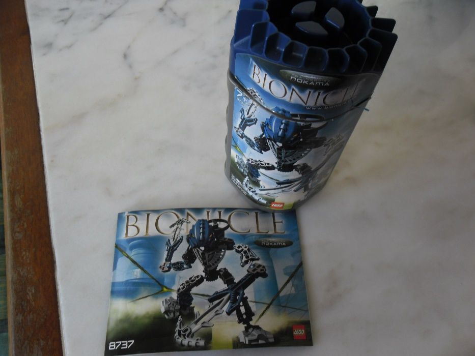 Lego BIONICLE azul, nº 8737, Toa Hordika Nokama(c/novo)