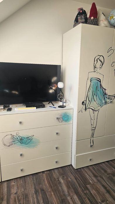 Komoda dla dziewczynki