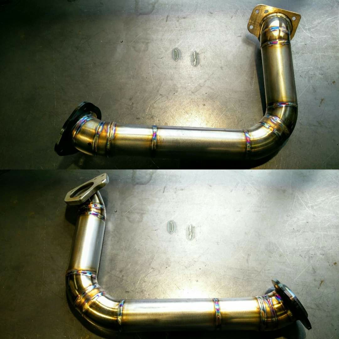 Downpipe 3" saab 9-3 ss 2.0, 2.8 b207, vectra