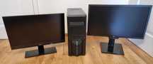 Komputer stacjonarny i7-7700K, GTX 1070, 16GB RAM, 3TB, 2x Monitor 24"
