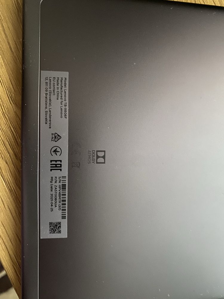 Планшет Lenovo Tab M10 FHD Plus TB-X606F