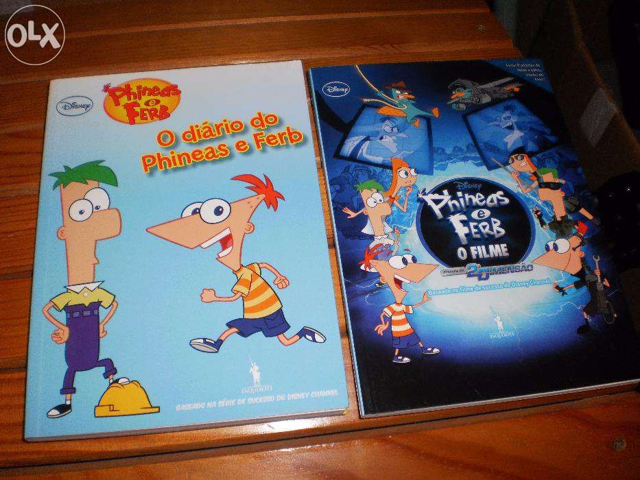 Livros Phineas e Firb