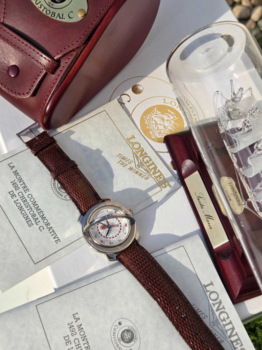 Longines Christobal Columb Compass Ref 5253 Full Set - jak NOWY!