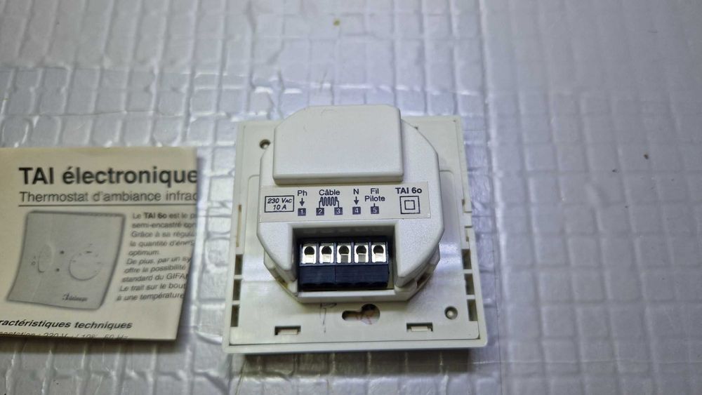 Termostat termoregulator Deleage 10A 230V TAI60