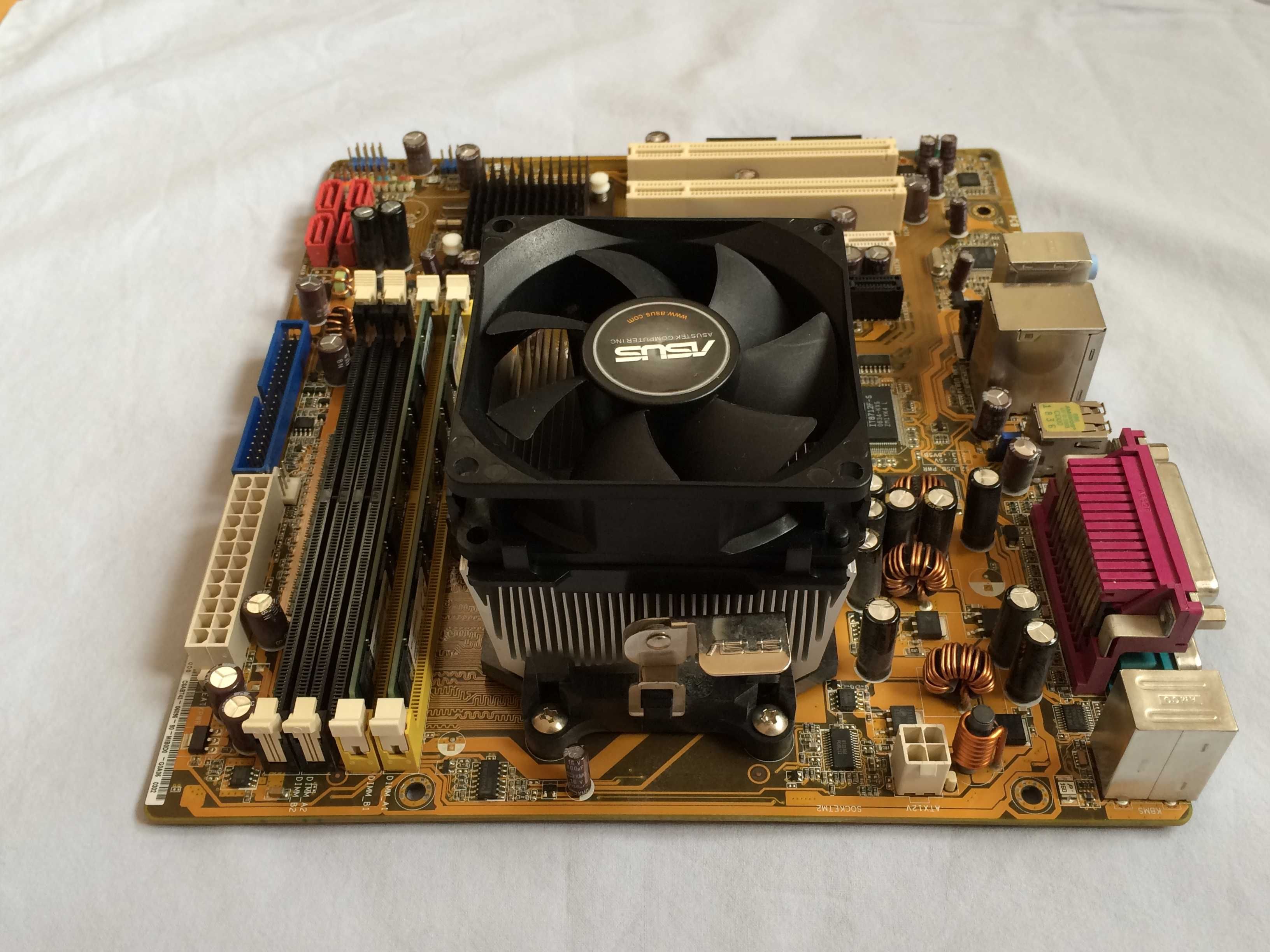 Комплект Asus M2N-MX + Athlon 64 X2 3600+  Kingston 2GB DDR2