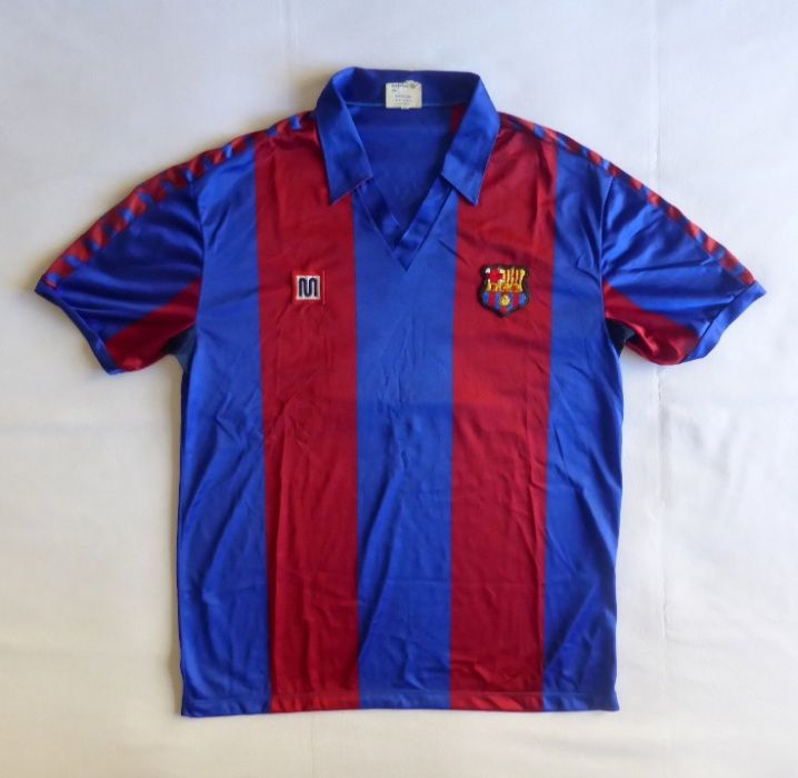 Camisola de jogo FC Barcelona match worn Meyba anos 80