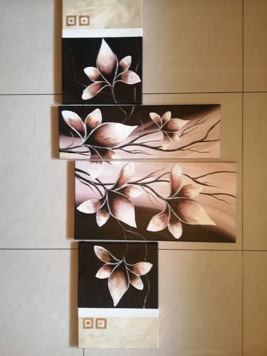 Tryptyk magnolie 130 cm