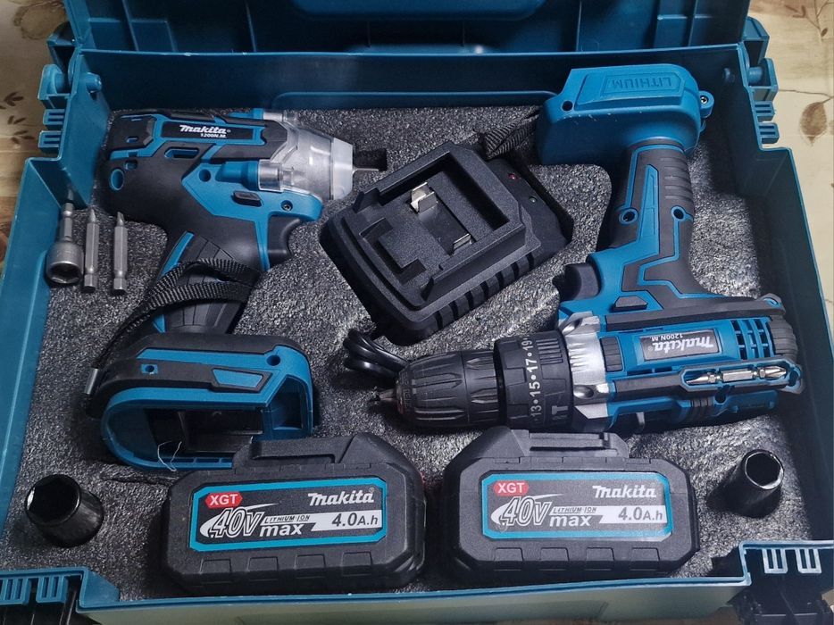 Aparafusadora e martelo pneumatico