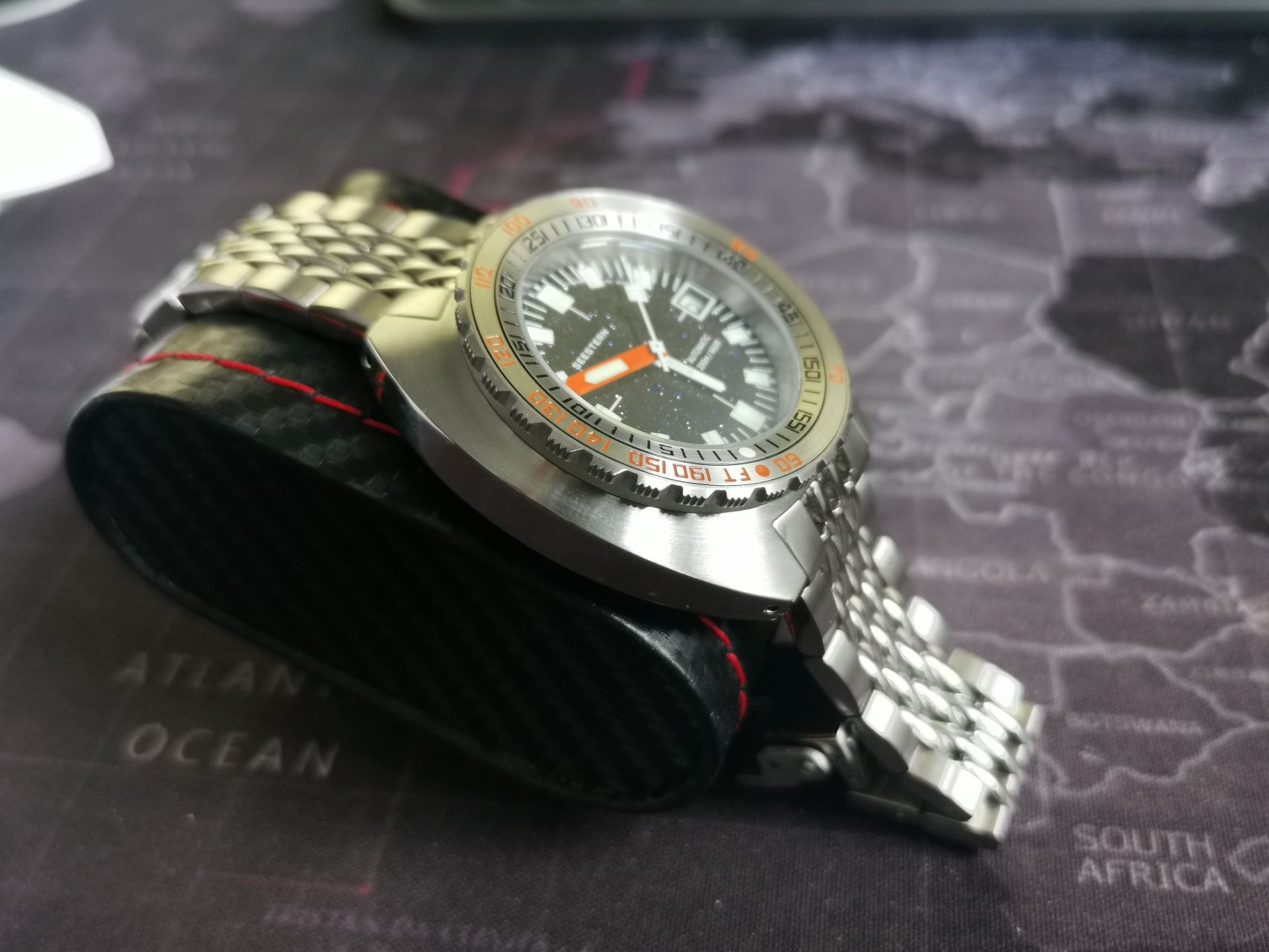 Zegarek Seestern Elegancki Homage Nurek Diver Nowy