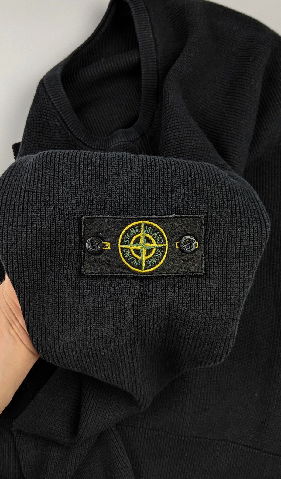 Чоловічий бавовняний светр джемпер Stone Island