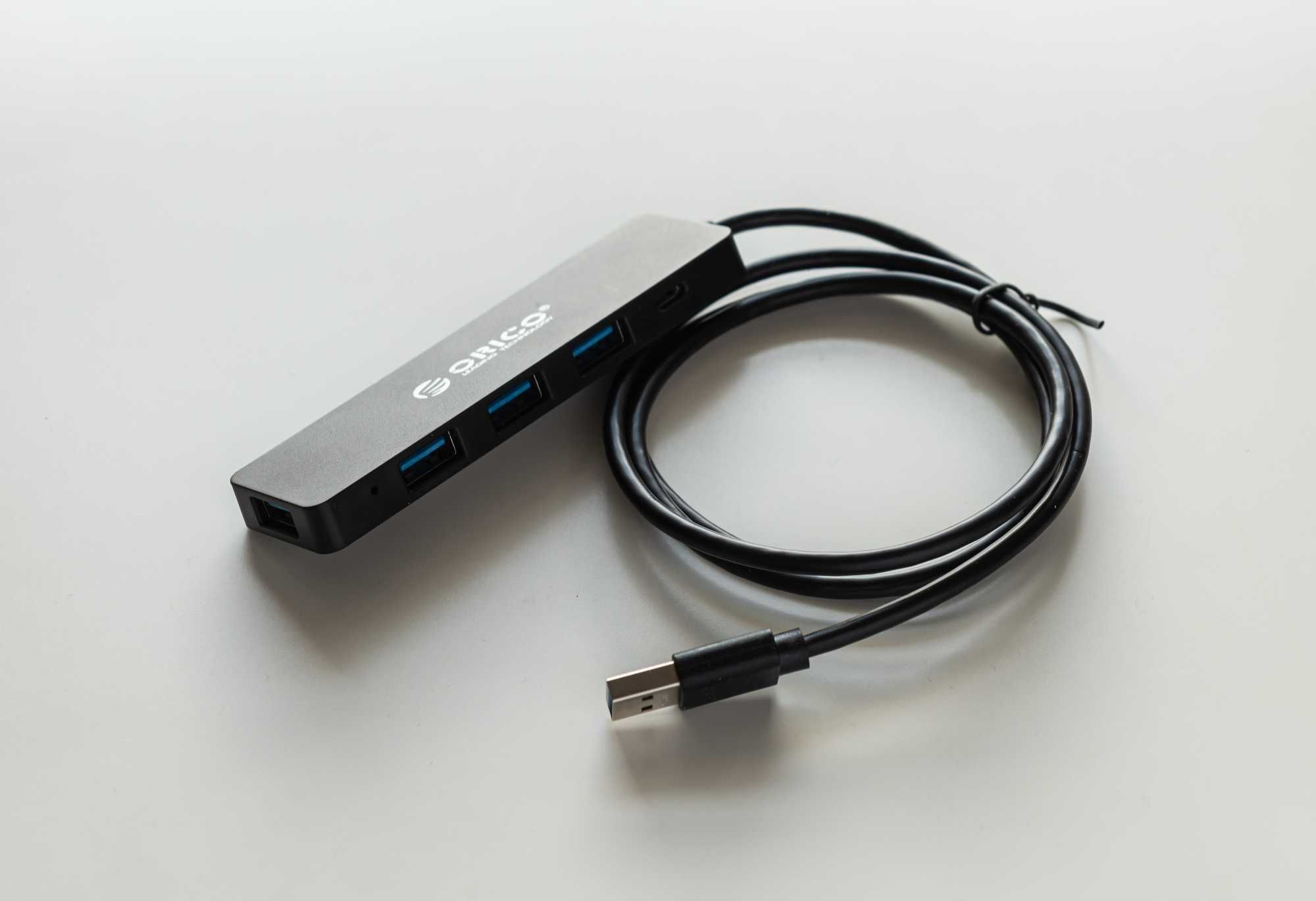 400Мб/с Концентратор 4 * USB3.0 кабель 1м додаткове живлення хаб hub