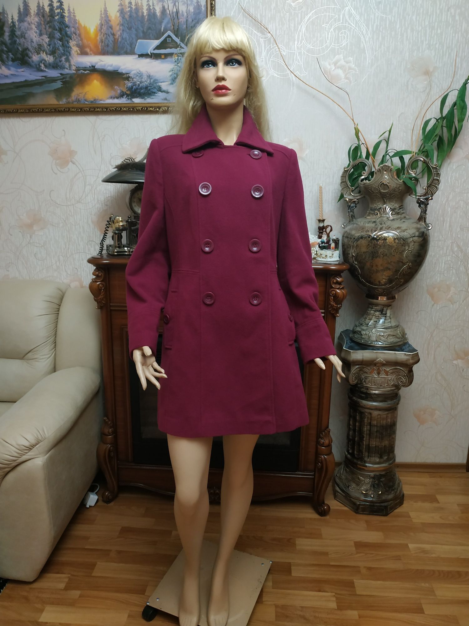 Шикарное шерстяное пальто Woolmark BHS