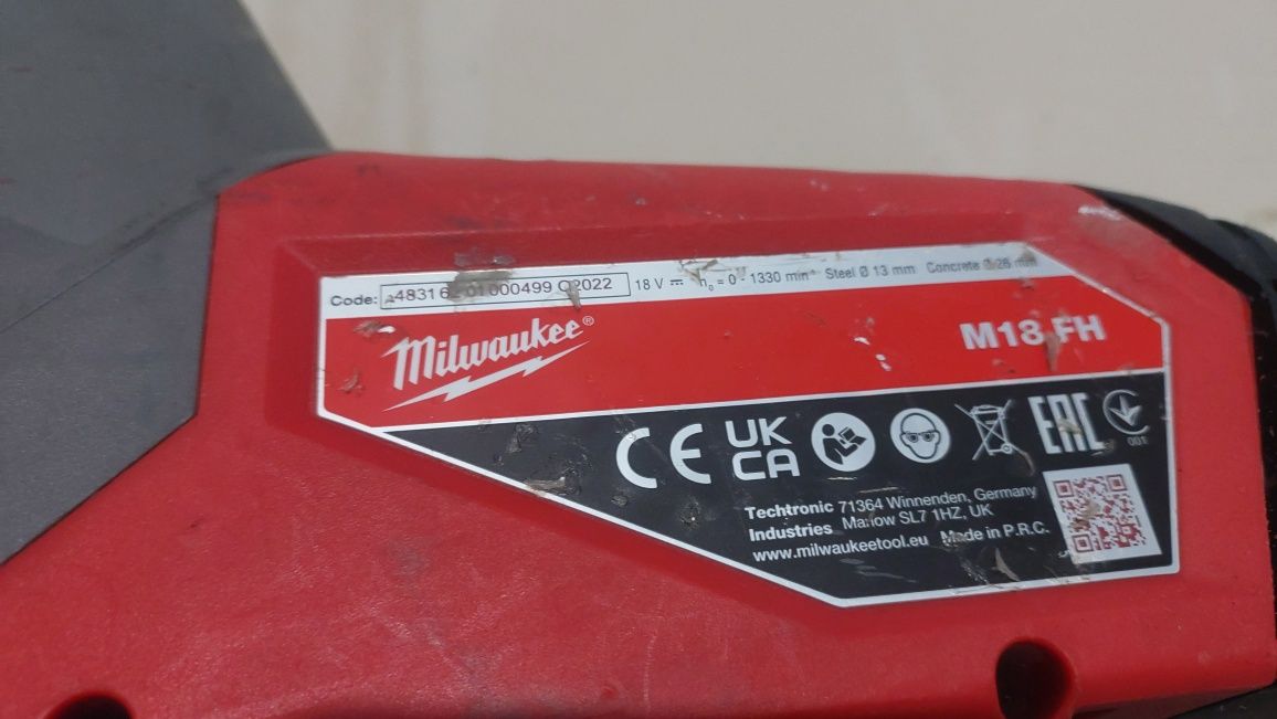 Акумуляторний перфоратор Milwaukee M18 FH-0X FUEL