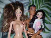 zestaw Barbie mama tata i dziecko KEN unikatowy