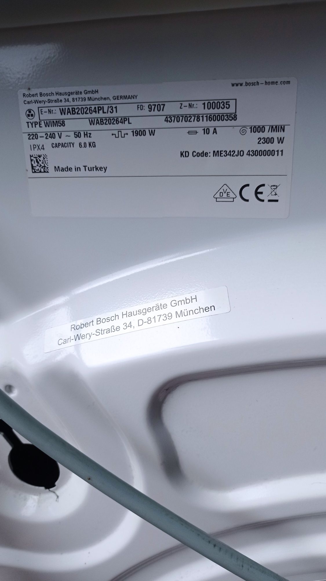 Sprzedam Pralkę Bosch