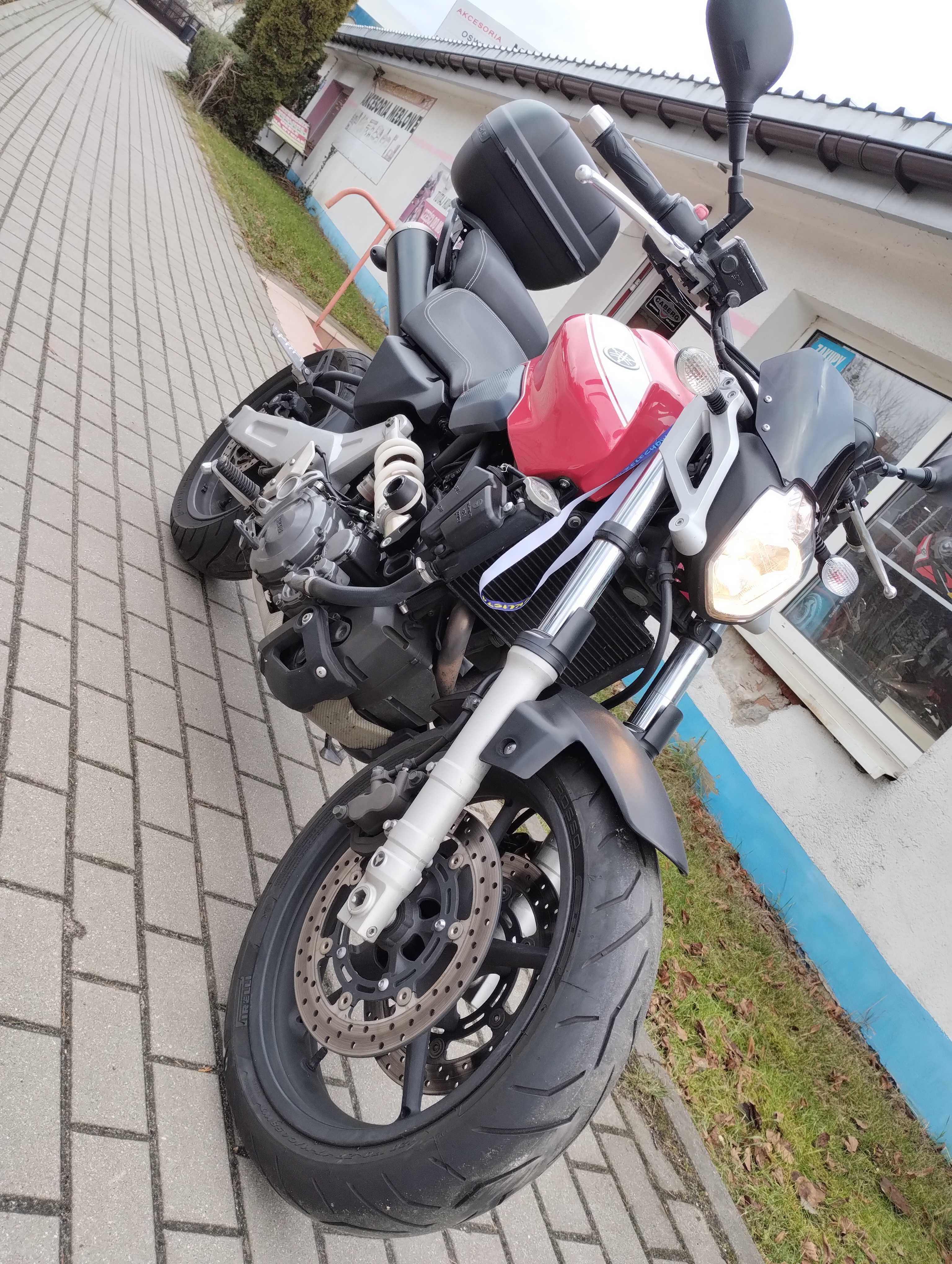 Yamaha MT03 motocykla na A2