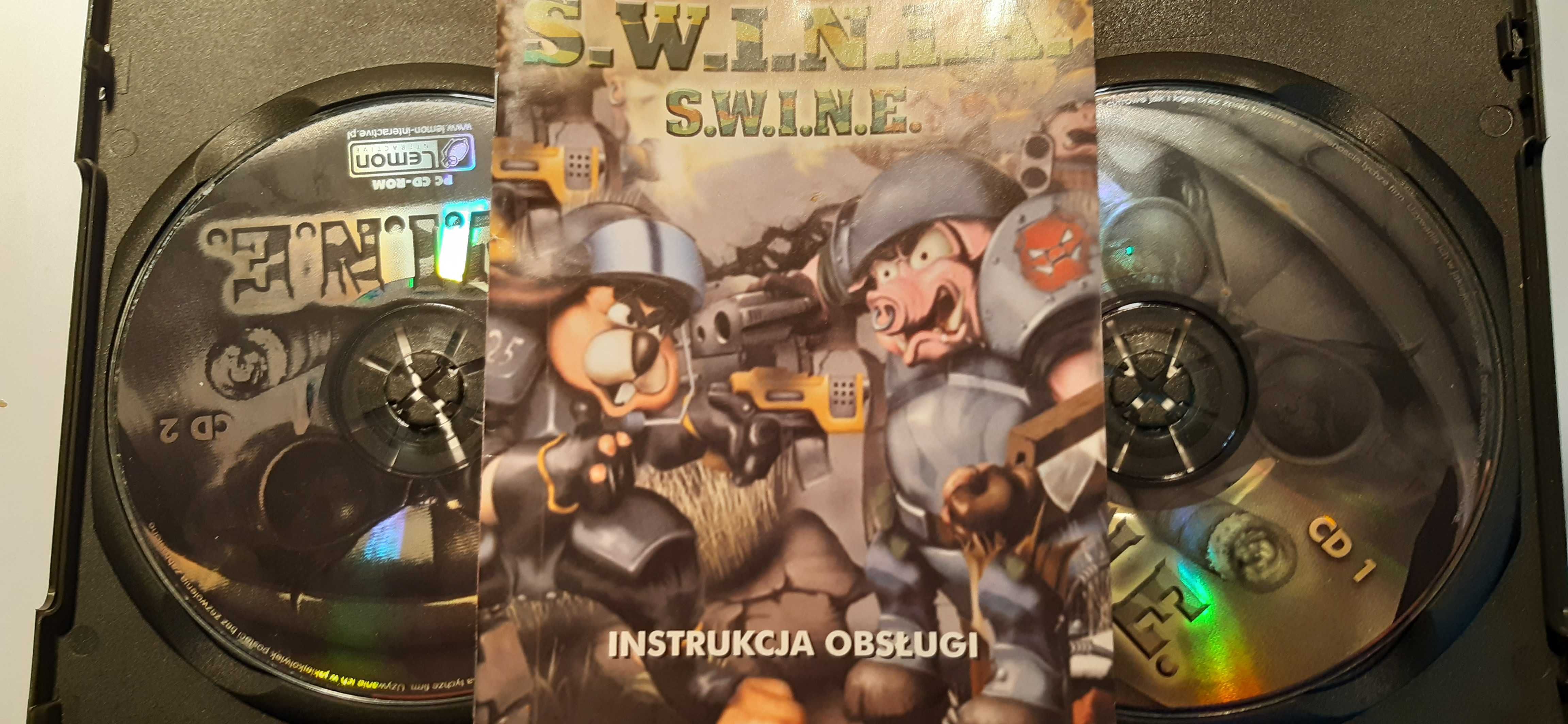 Ś W I N I A  Polskie wydanie , stara strategia retro pc