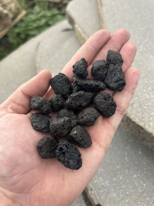 GRYS LAWOWY Lawa 8-16 Lava Czarna Brązowa Kamień Wulkaniczny Akwarium