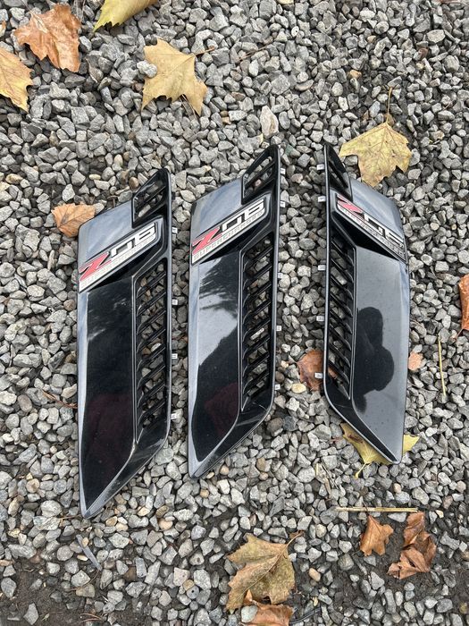 Chevrolet Corvette c7 Z06 kratka przedniego błotnika nerki wlot