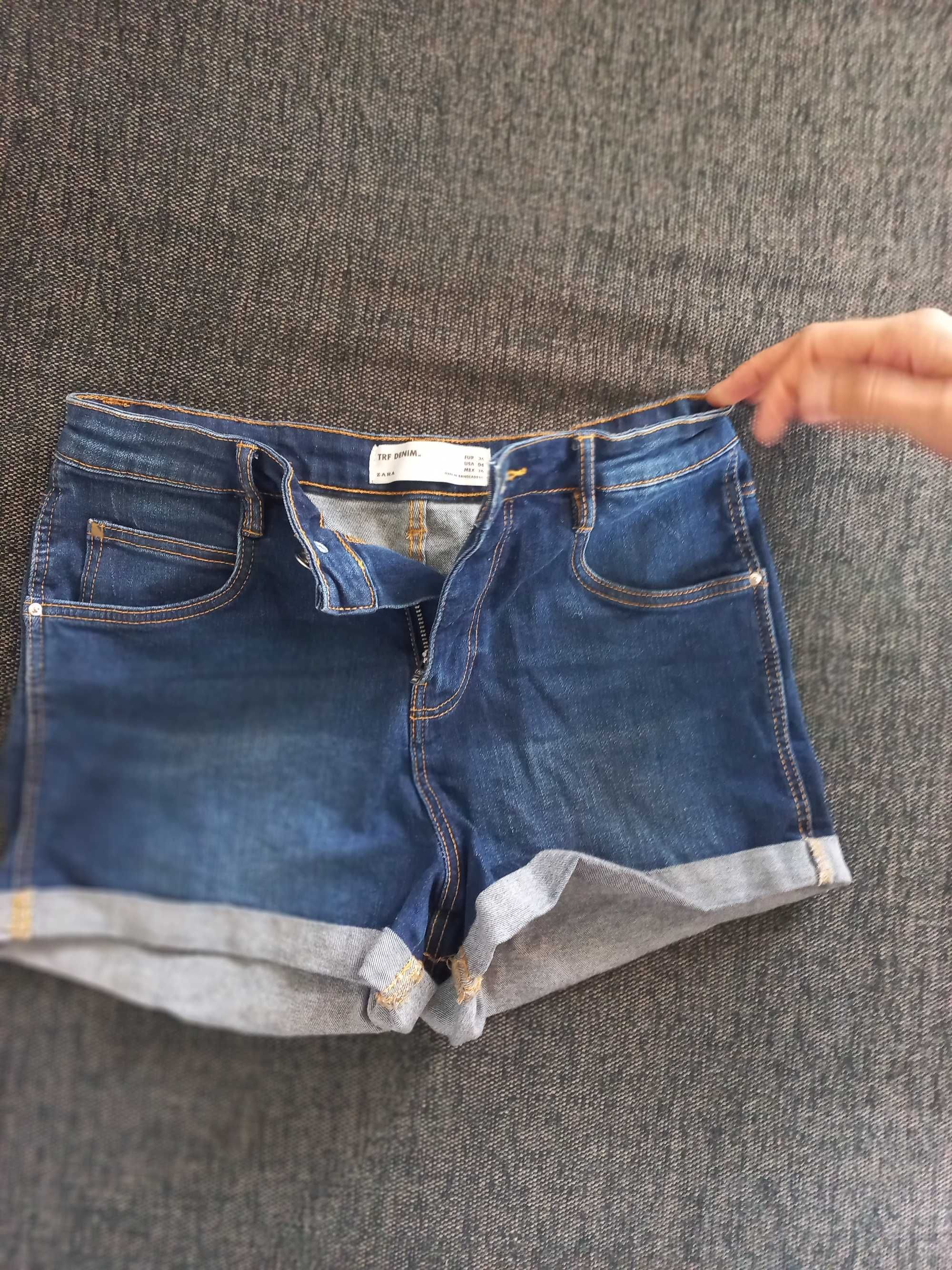 Szorty jeans Denim damskie ZARA EUR 36